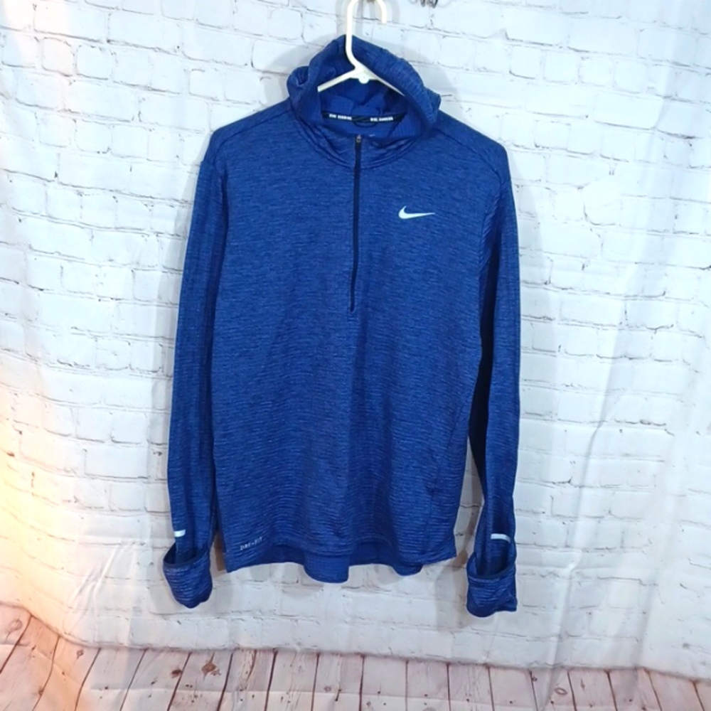Nike Running Dri Fit Womans Blue Jacket L